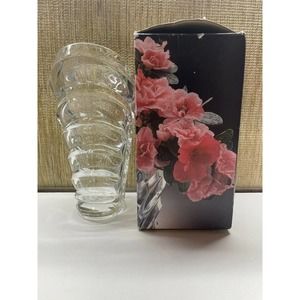 Mikasa WYNHAM Clear Cut Crystal Glass 9" Vase